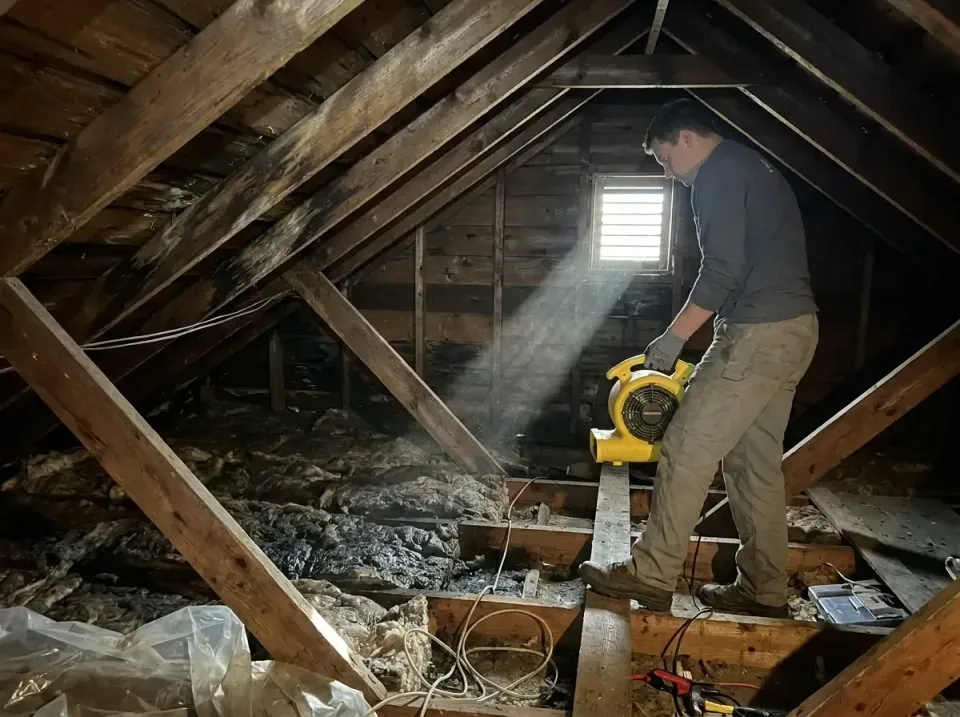 attic-water-damage-drying-proc-007 — frequently asked questions, Emergency Water Extraction & 24/7 Flood Response in Alton,…
